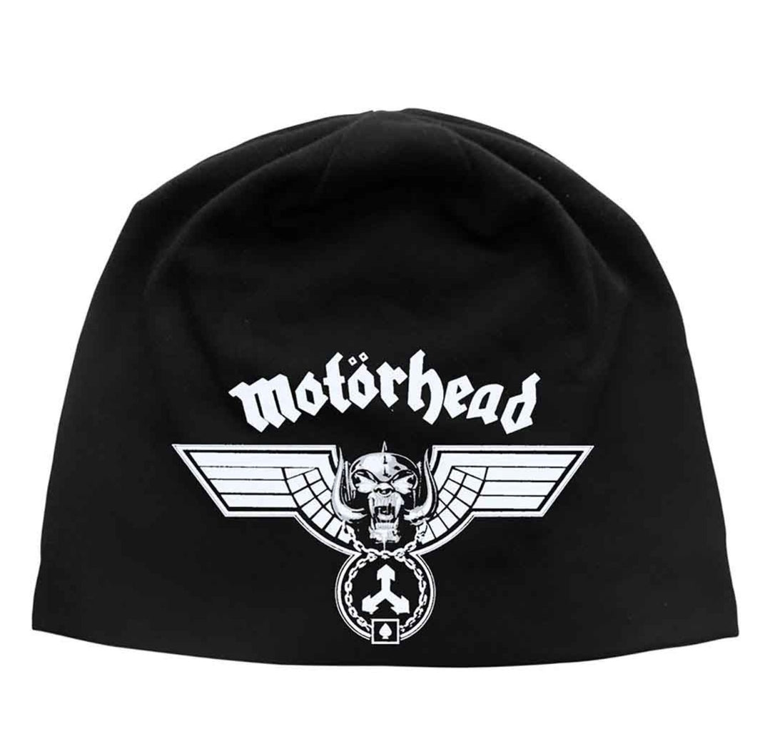 Official Motörhead Hammered Black Beanie Hat