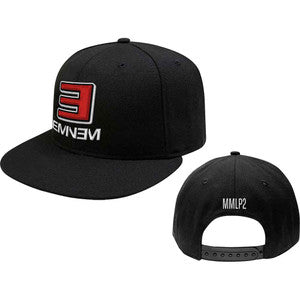 Eminem 'E' Snapback Cap | MMLP2 (Black)