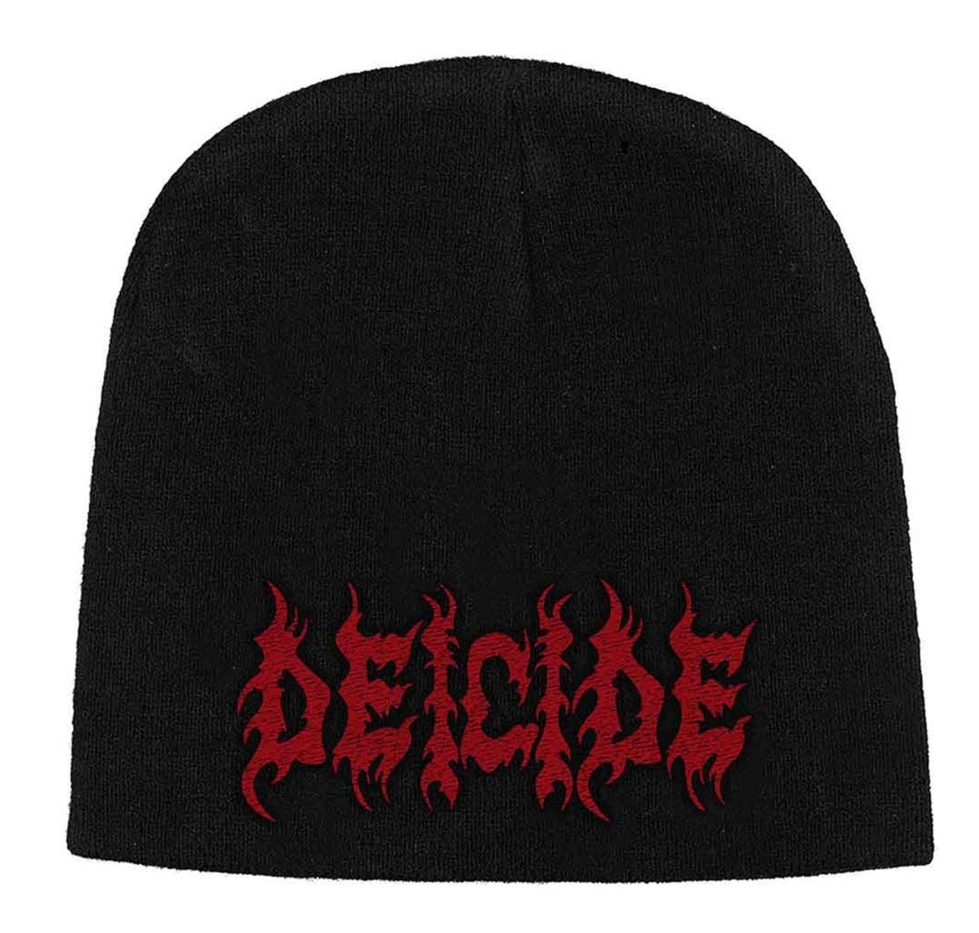 Official Deicide Logo Black Beanie Hat