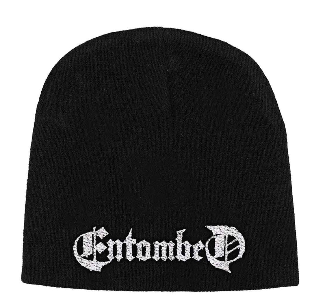 Official Entombed Logo Black Beanie Hat