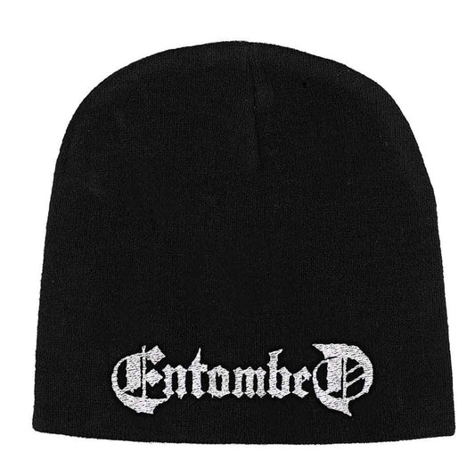 Official Entombed Logo Black Beanie Hat