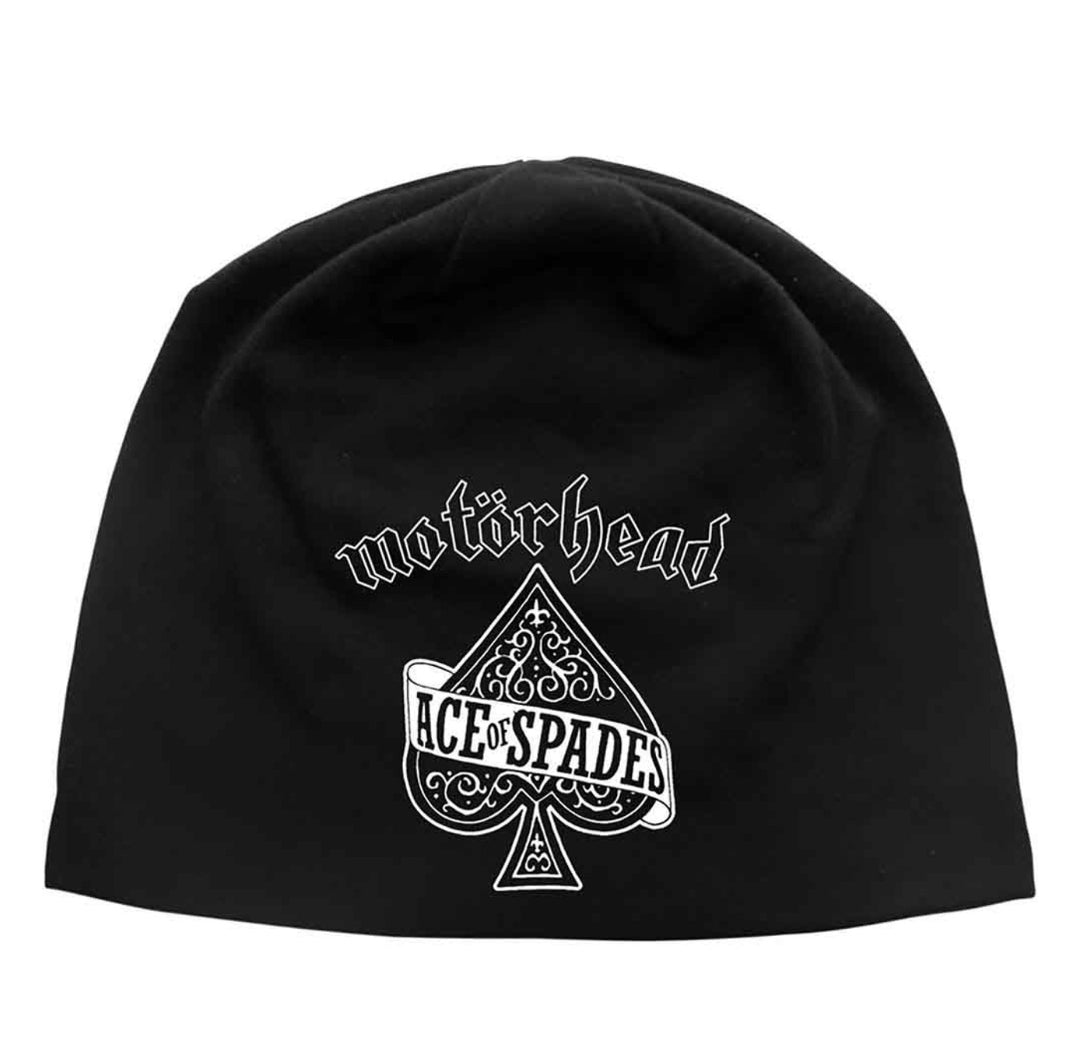 Official Motörhead Ace Of Spades Black Beanie Hat