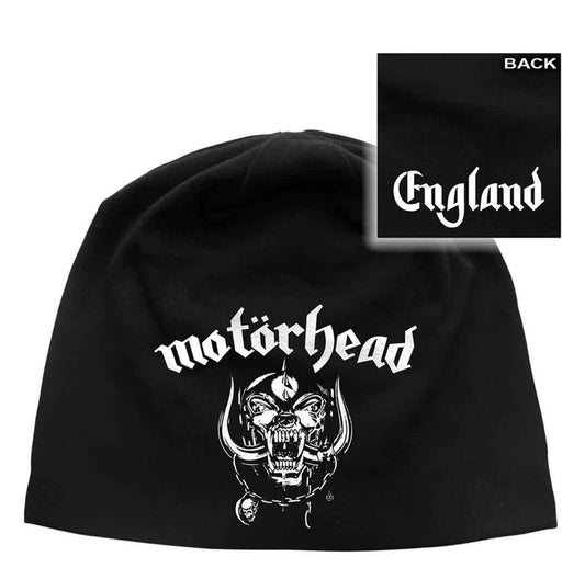 Official Motörhead Hammered Black Beanie Hat