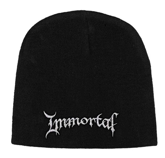 Official Immortal Logo Black Beanie Hat