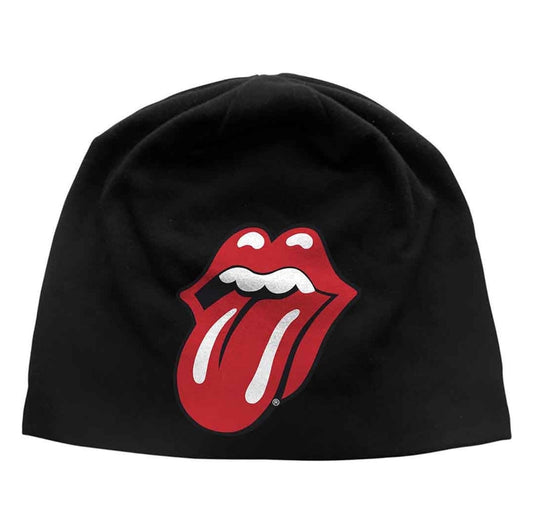 Official Rolling Stones Tongue Black Beanie Hat