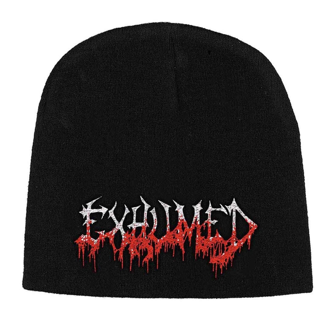 Official Exhumed Logo Black Beanie Hat