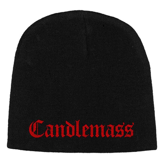 Official Candlemass Logo Black Beanie Hat